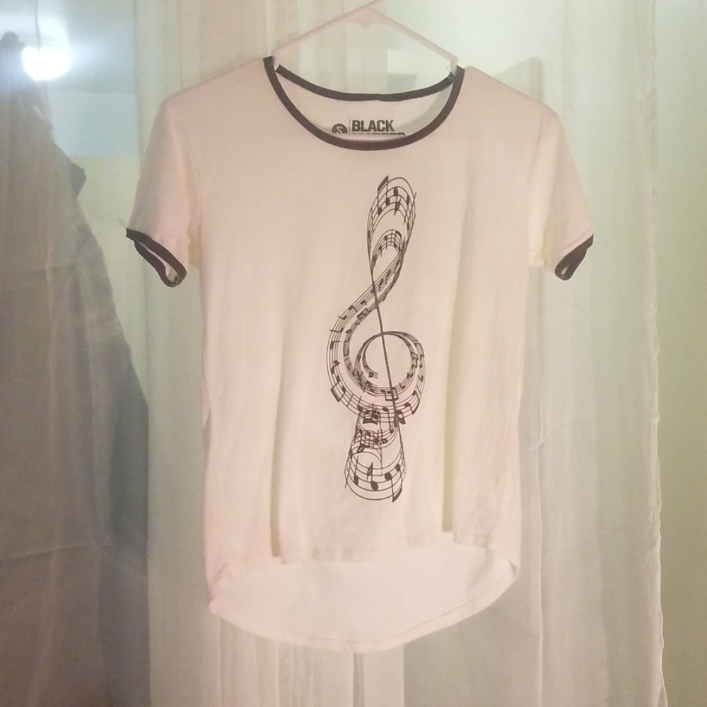 BLACK MATTER Music Note Tee